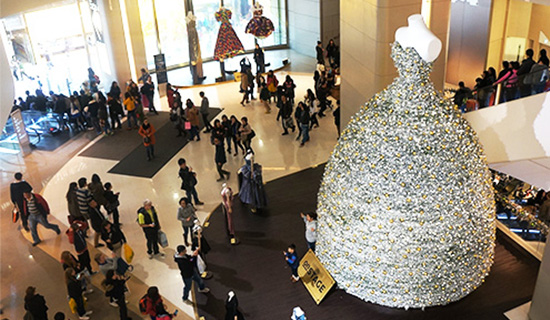 2013年愉悦团队香港圣诞商业活动推广设计考察-香港希慎广场篇