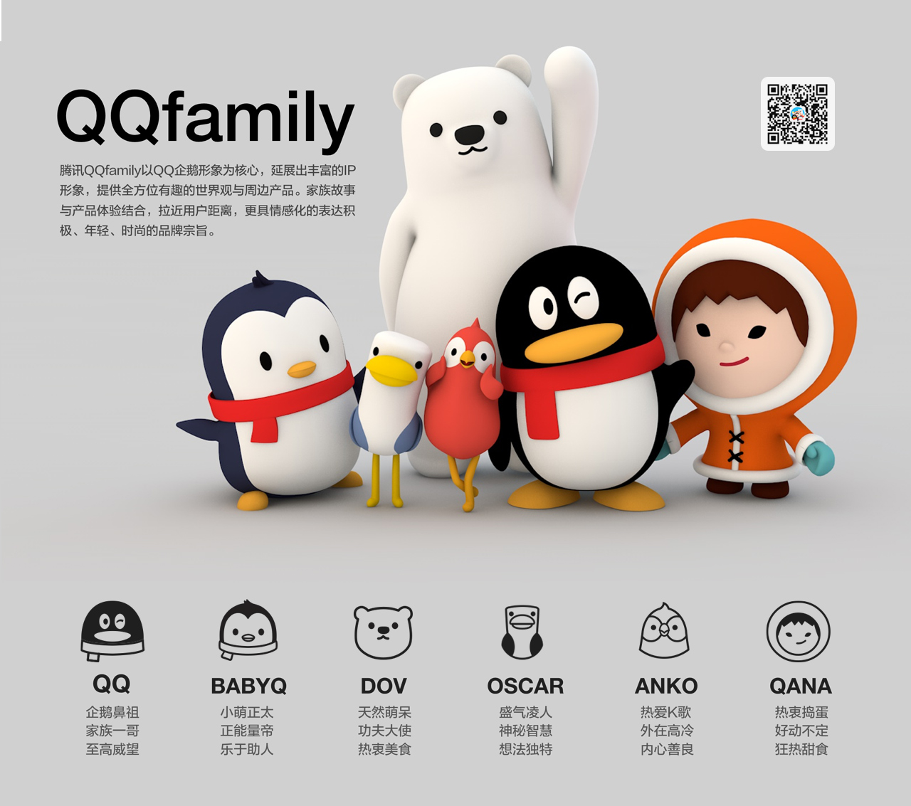 QQ 腾讯 企鹅 logo 形象